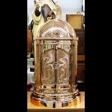 Restored 40 x 22 Bronze Cylindrical Tabernacle ****SOLD**** SKU THS-99